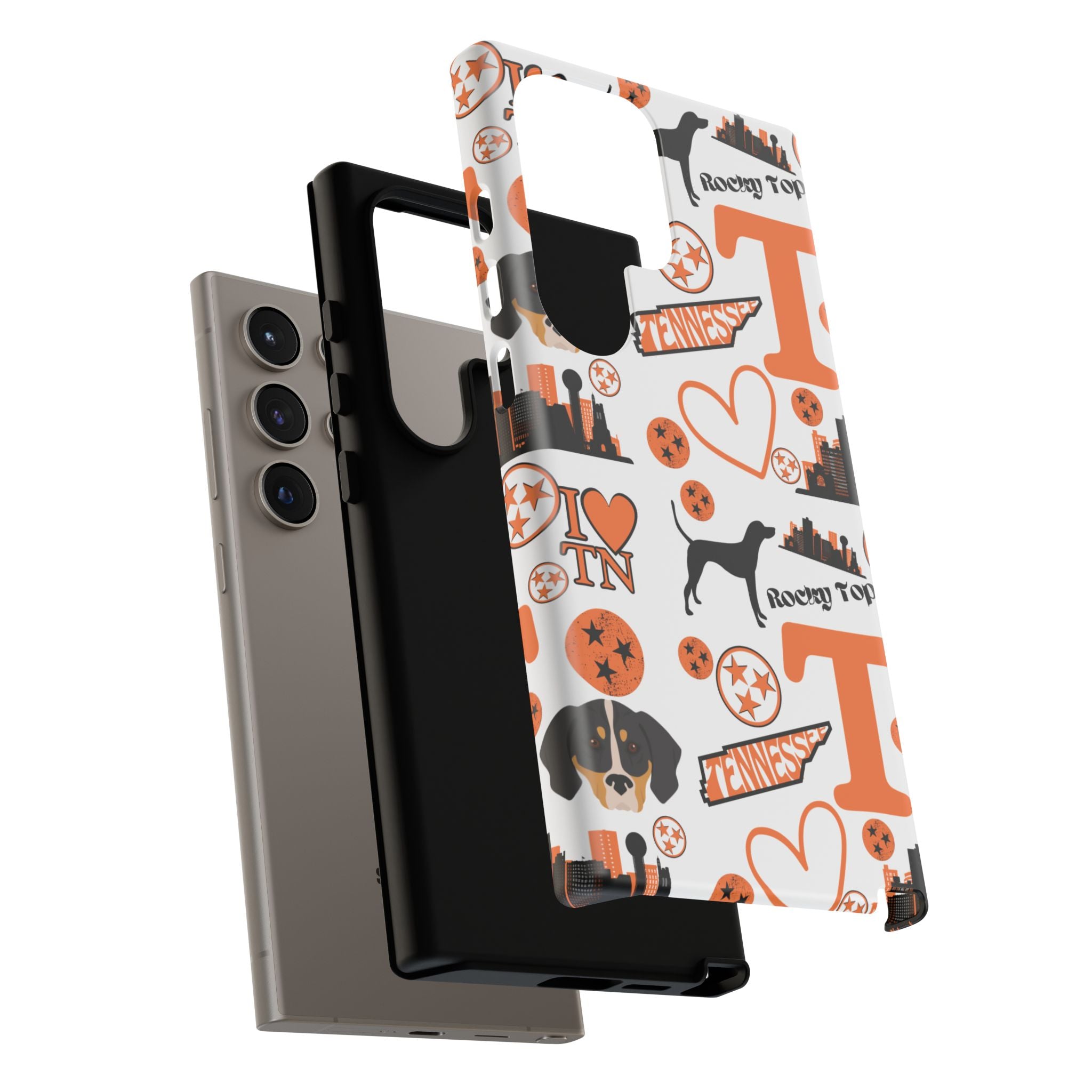 Tennessee Vols pattern Phone Case | Nashville skyline, Volunteers , orange and white