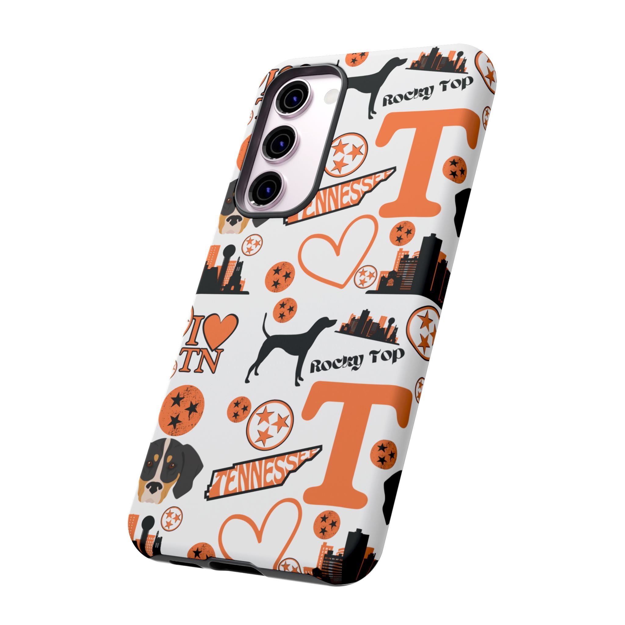 Tennessee Vols pattern Phone Case | Nashville skyline, Volunteers , orange and white