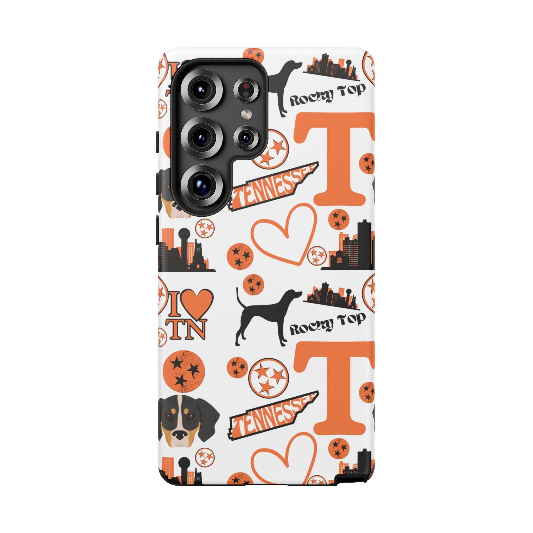 Tennessee Vols pattern Phone Case | Nashville skyline, Volunteers , orange and white