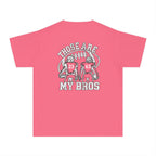 Youth Tee — "Those Are My Bros" Football Players Graphic