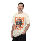 Smokey football dog with Sunglasses and Bandana T-Shirt | Tennessee Vintage Text