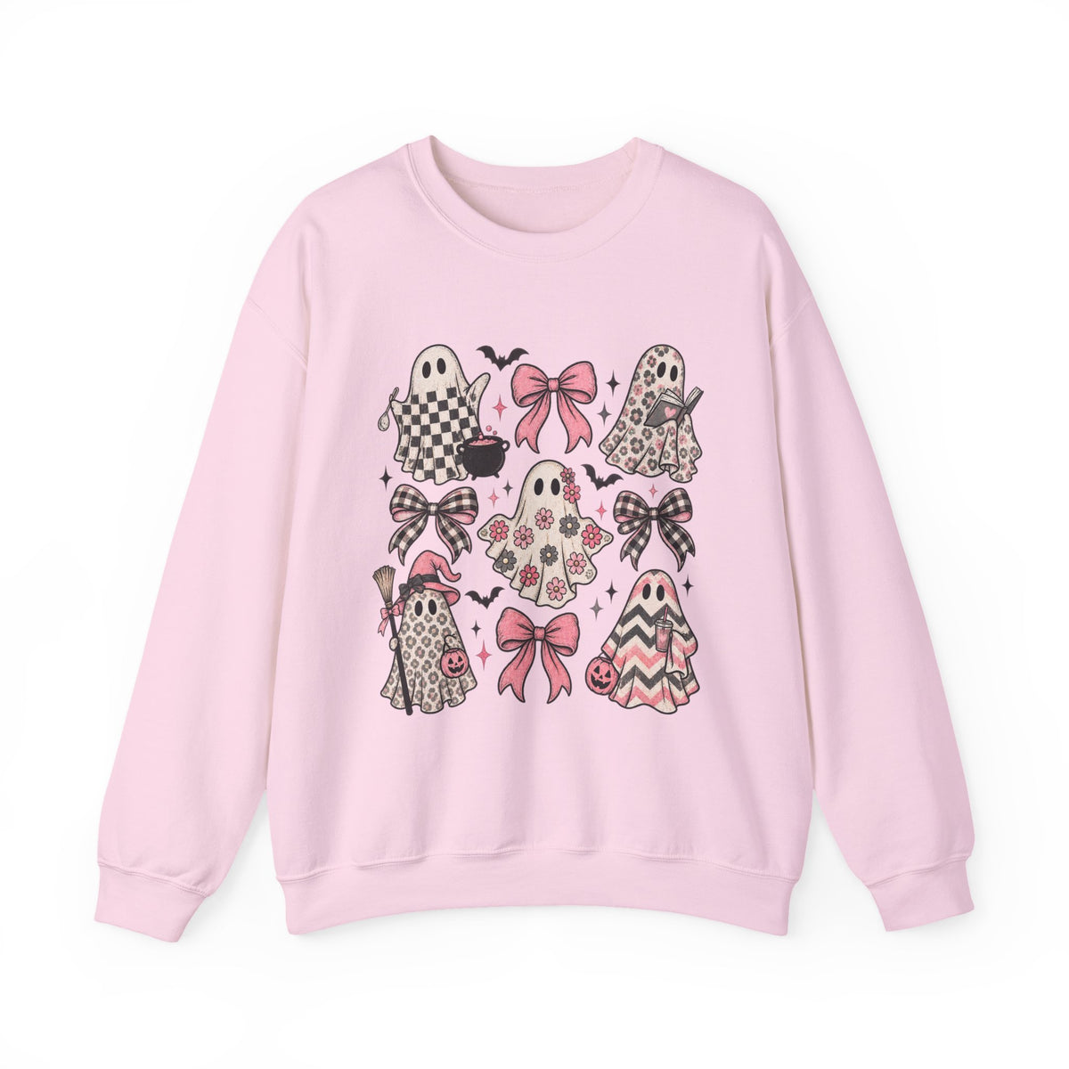 Ghost and bows Gildan Adult sweatshirt
