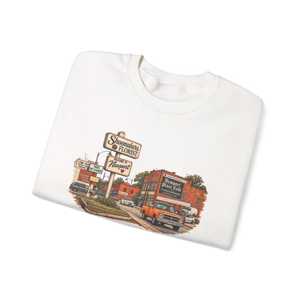 Vintage Newport TN small town Gildan Sweatshirt