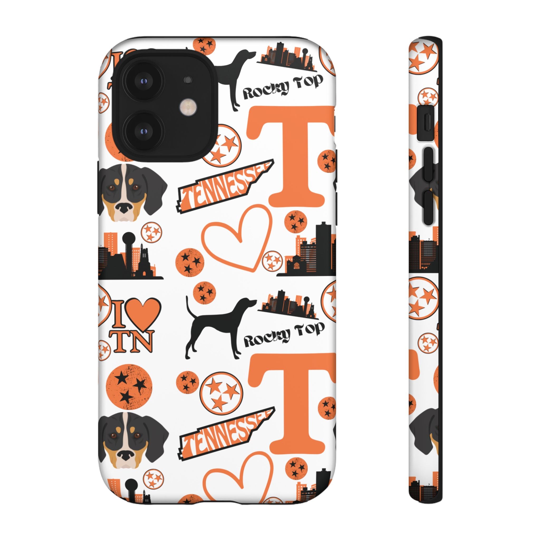 Tennessee Vols pattern Phone Case | Nashville skyline, Volunteers , orange and white
