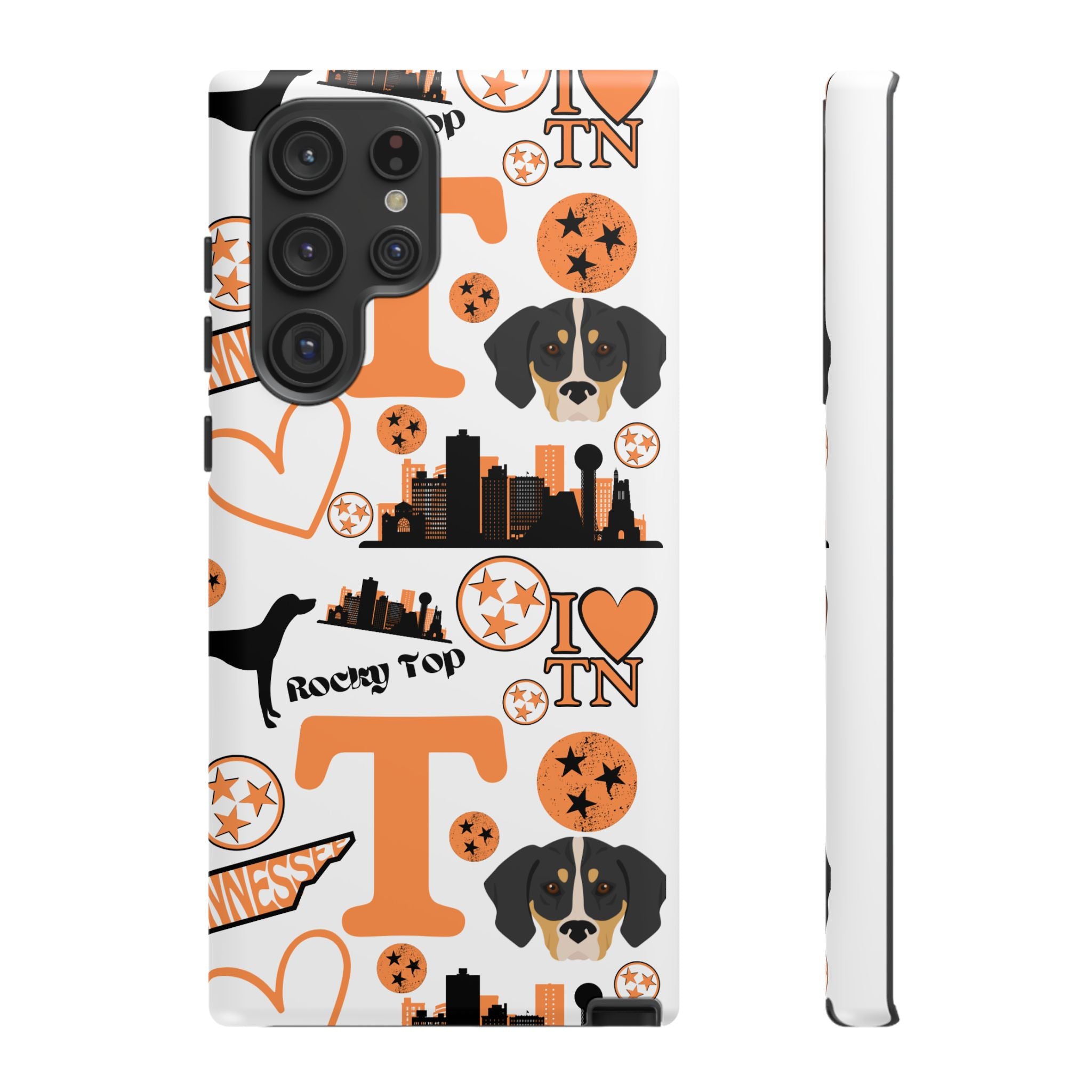 Tennessee Vols pattern Phone Case | Nashville skyline, Volunteers , orange and white