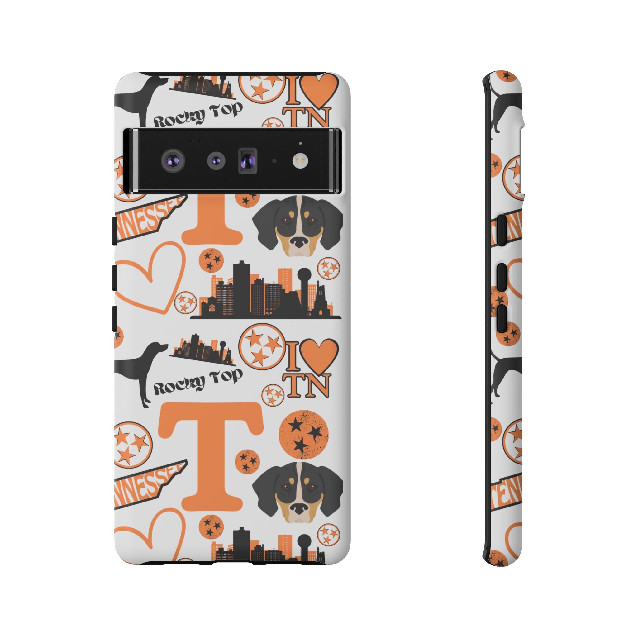 Tennessee Vols pattern Phone Case | Nashville skyline, Volunteers , orange and white