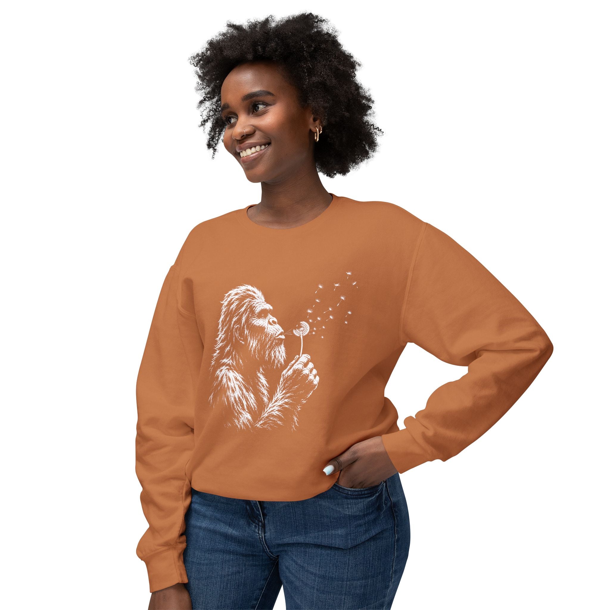 Bigfoot Dandelion Comfort Colors Sweatshirt