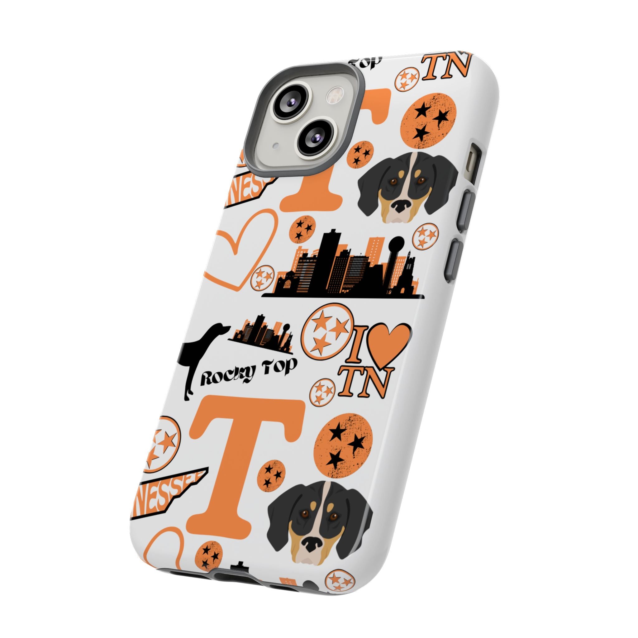 Tennessee Vols pattern Phone Case | Nashville skyline, Volunteers , orange and white