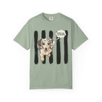 Comfort Colors “Mama Said I’m the Boss” Dachshund Shirt | Funny Dog Graphic Tee