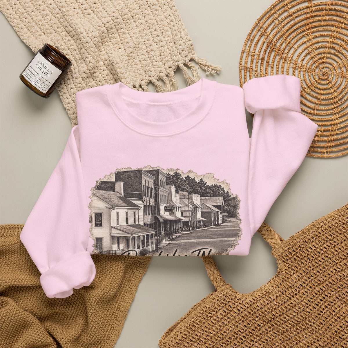 Dandridge TN Vintage Main Street Gildan Sweatshirt