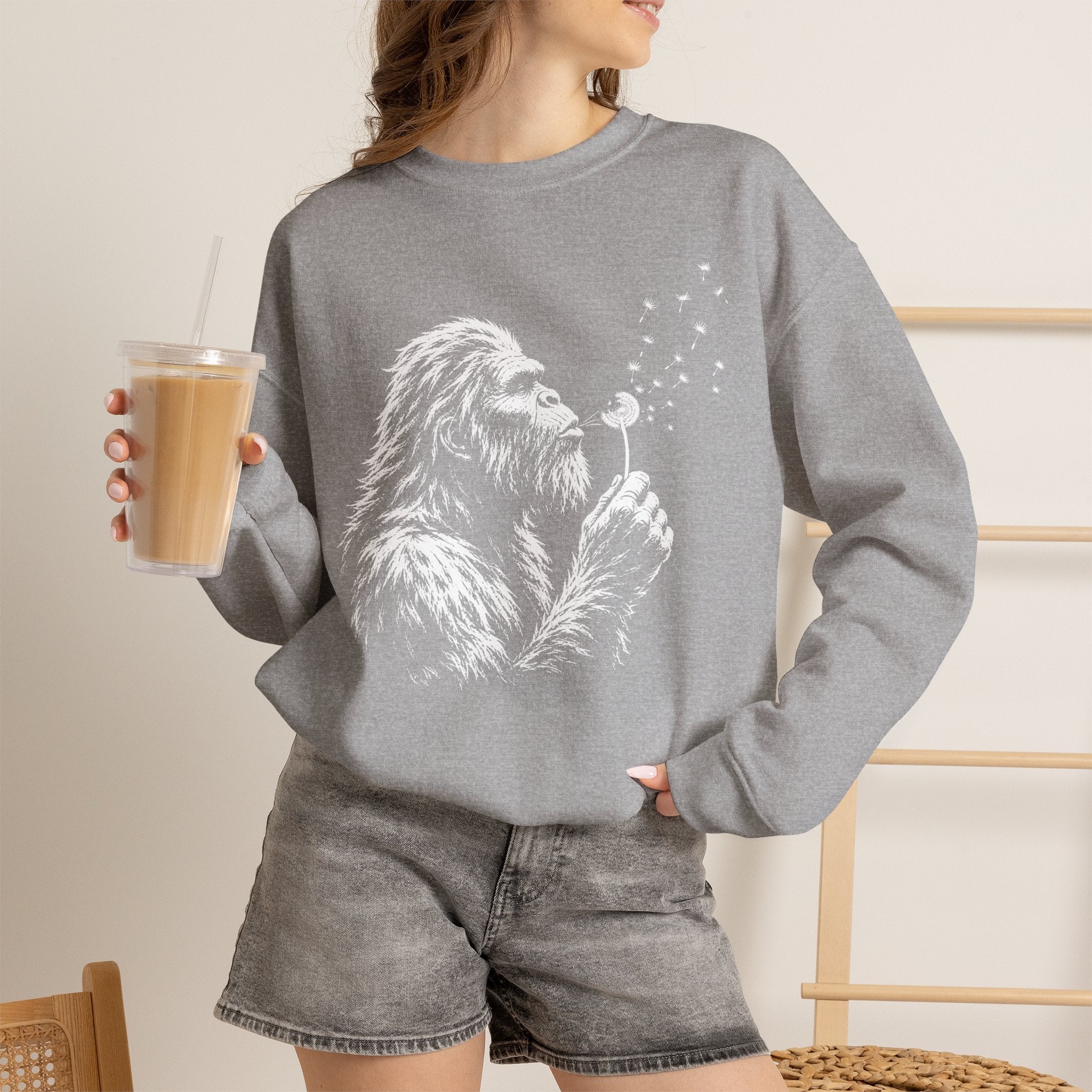 Bigfoot Dandelion Gildan Sweatshirt