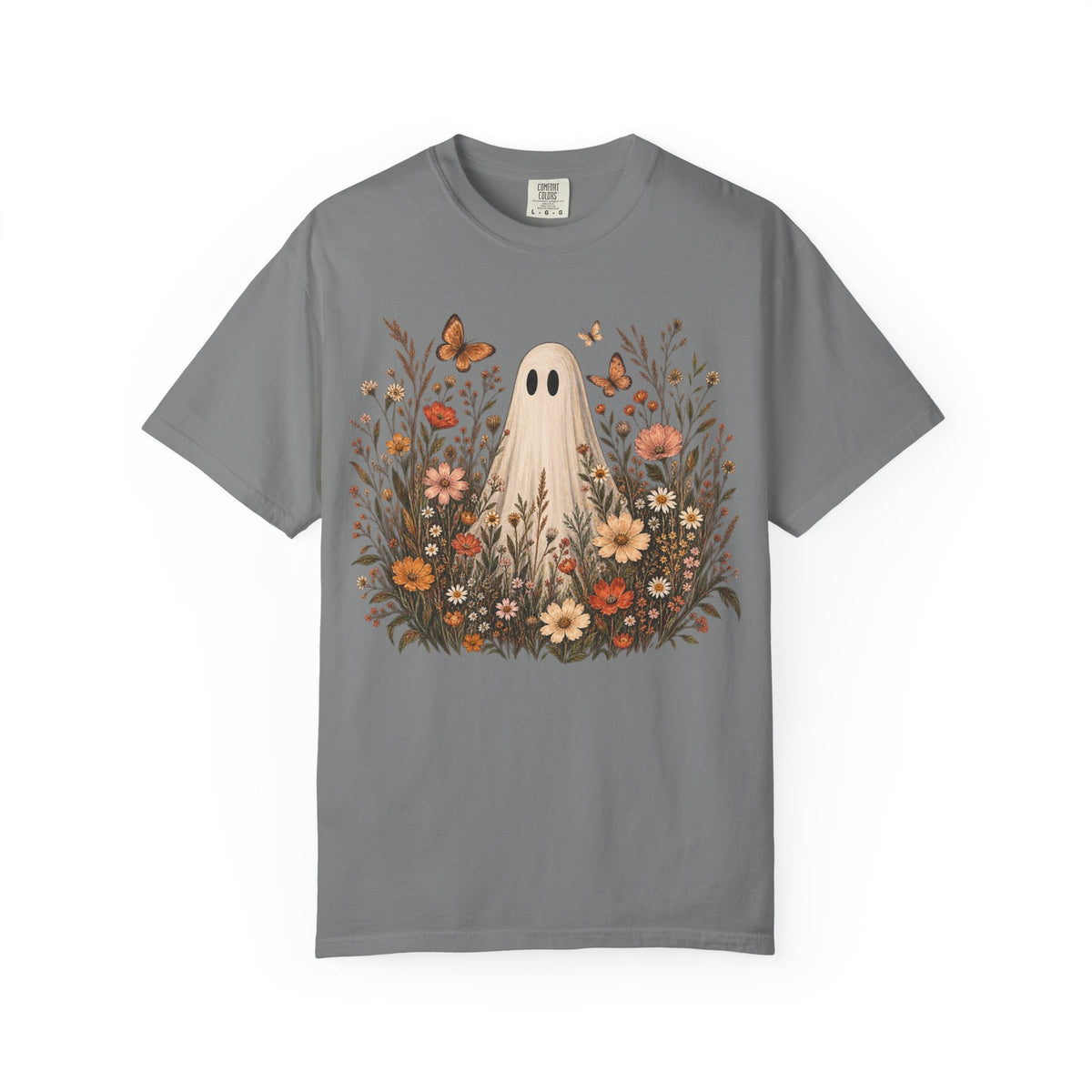 Ghost in wildflowers Comfort Colors Unisex Garment-Dyed T-shirt