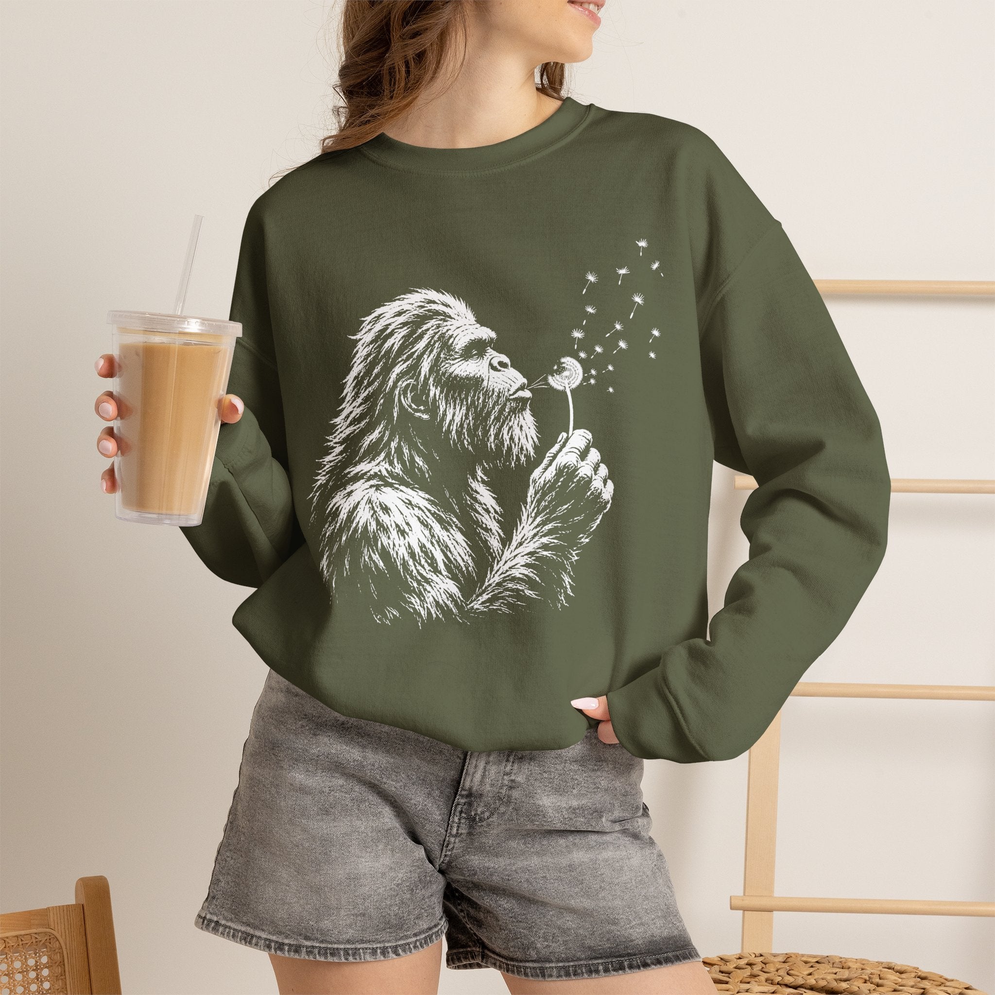 Bigfoot Dandelion Gildan Sweatshirt