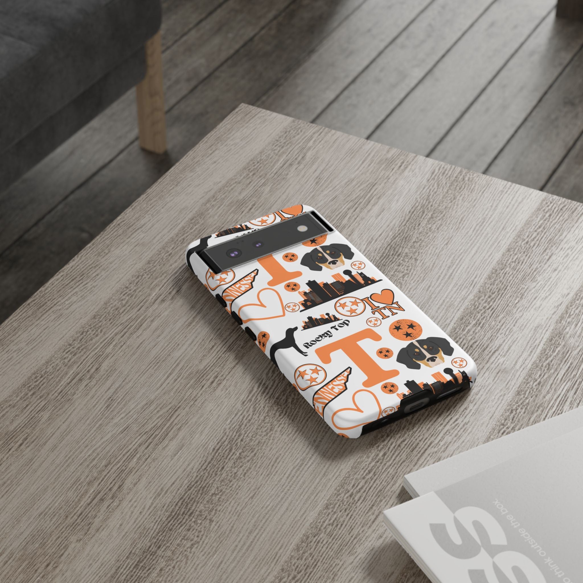 Tennessee Vols pattern Phone Case | Nashville skyline, Volunteers , orange and white