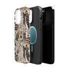 Cheetah bows iced coffee love Magnetic Impact-Resistant Cases