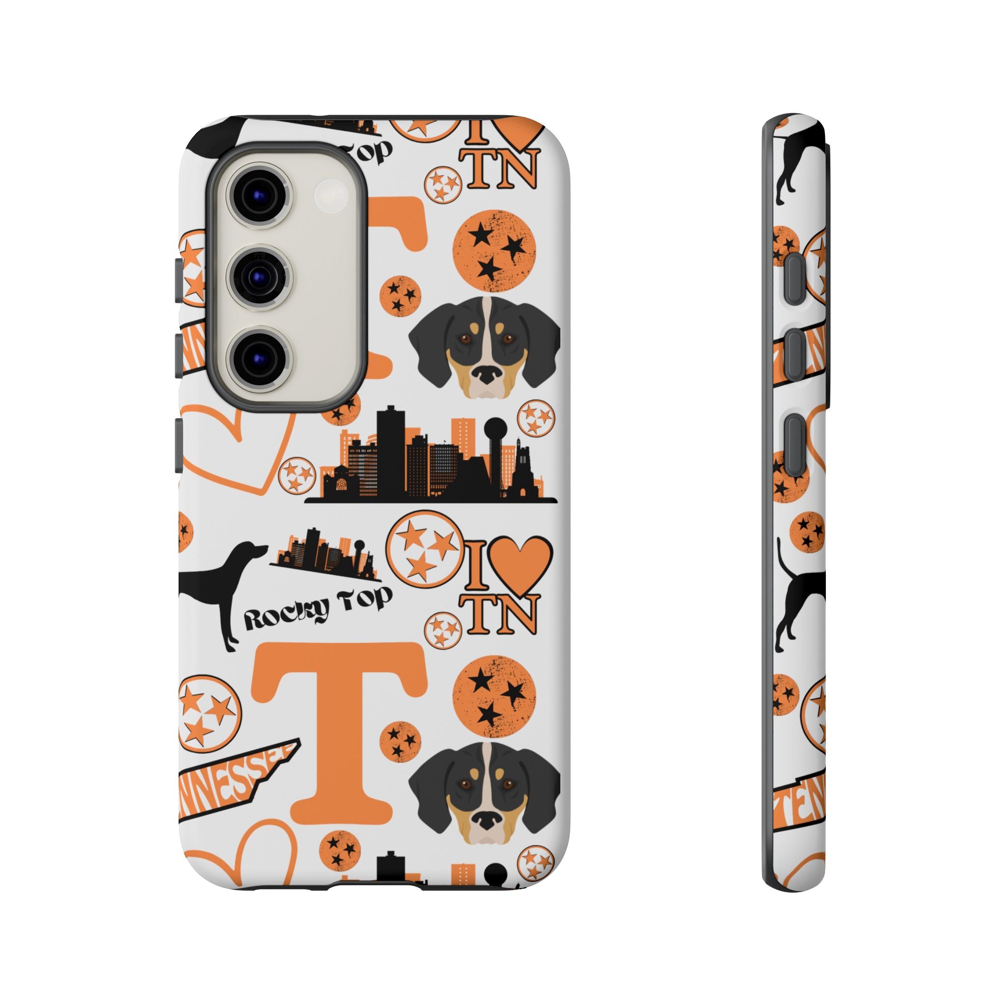 Tennessee Vols pattern Phone Case | Nashville skyline, Volunteers , orange and white