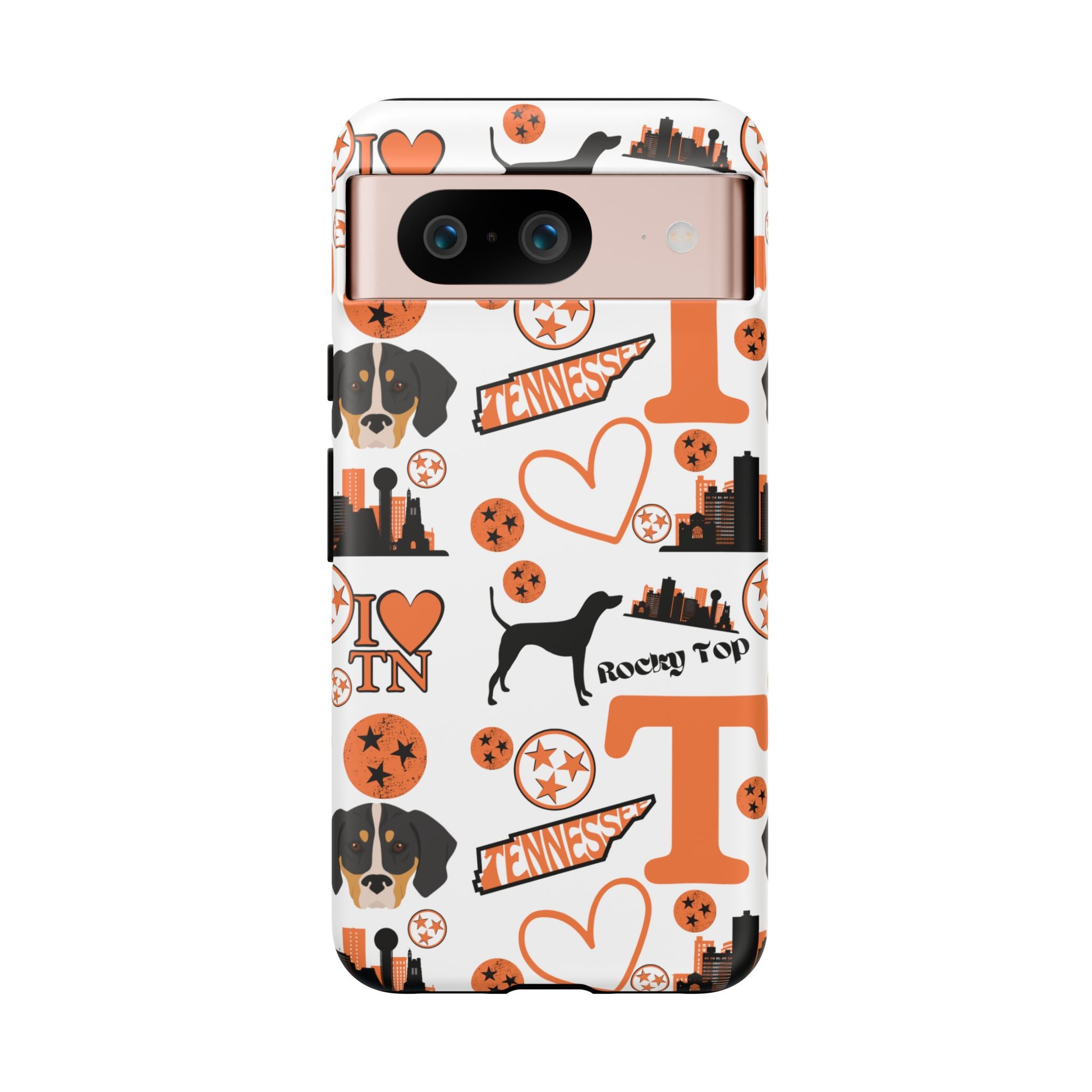 Tennessee Vols pattern Phone Case | Nashville skyline, Volunteers , orange and white