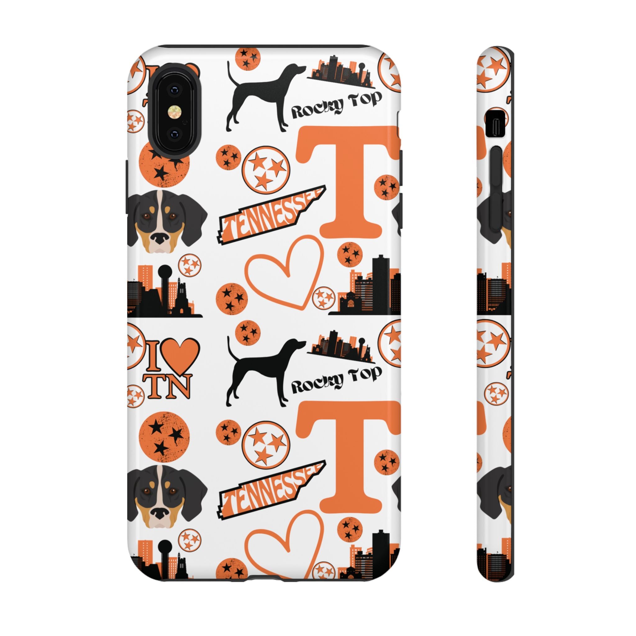 Tennessee Vols pattern Phone Case | Nashville skyline, Volunteers , orange and white