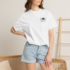 Cheer Mom T-Shirt — Cheerleading Mom Tee with Pom Poms & Megaphone Design