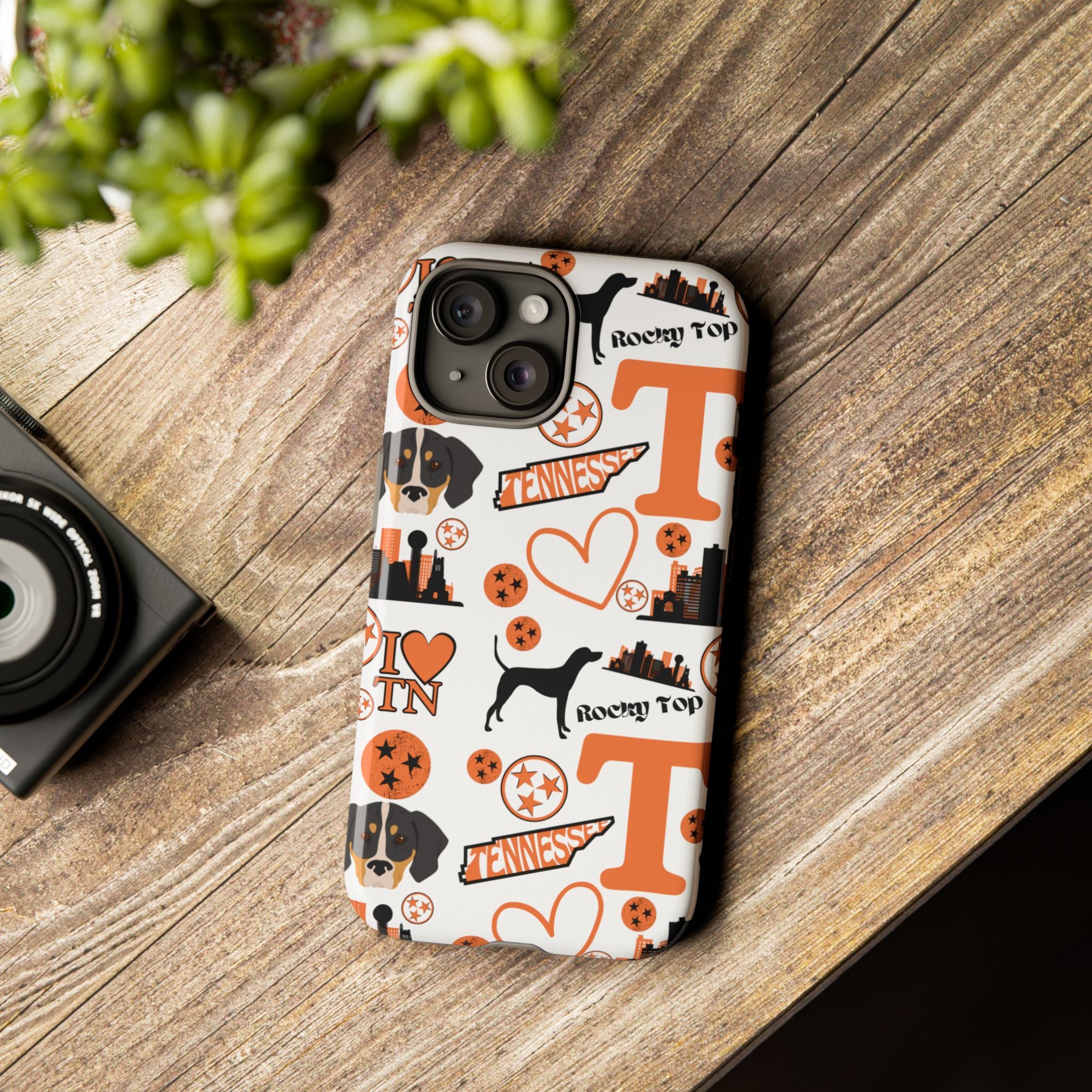 Tennessee Vols pattern Phone Case | Nashville skyline, Volunteers , orange and white