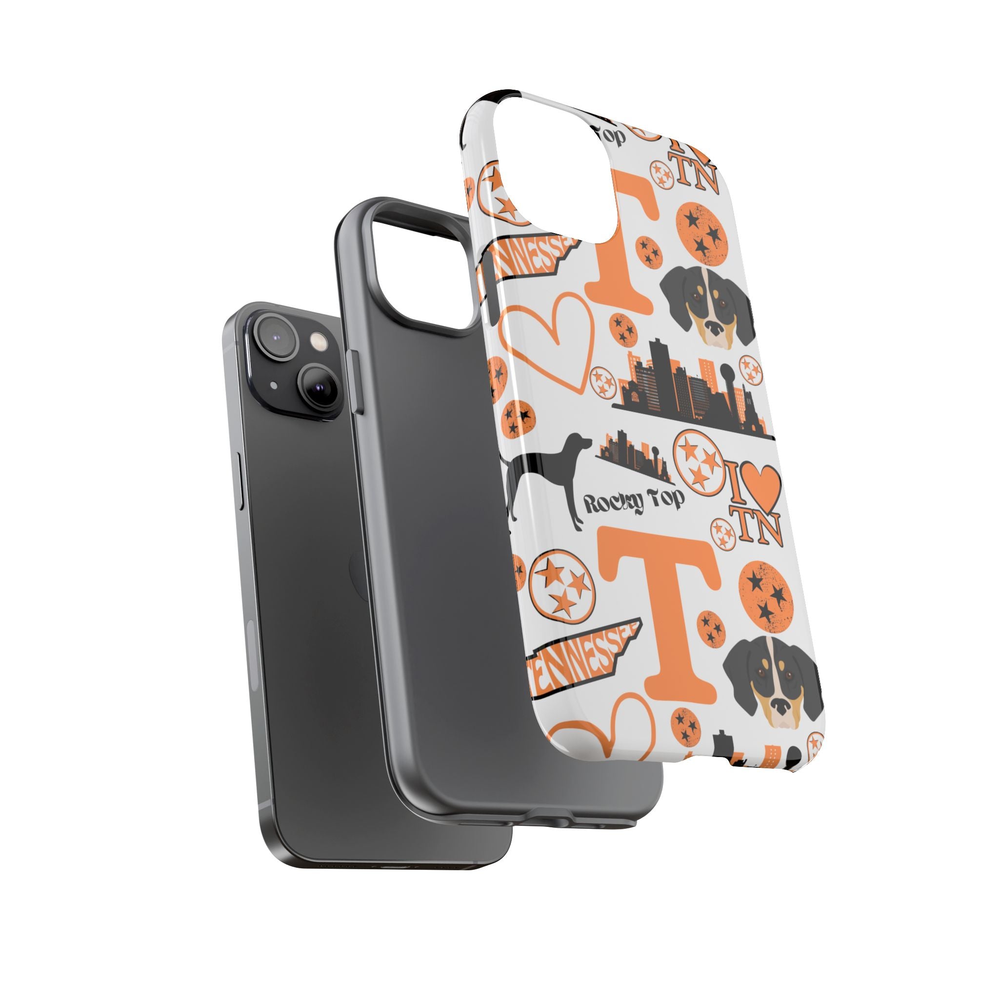 Tennessee Vols pattern Phone Case | Nashville skyline, Volunteers , orange and white