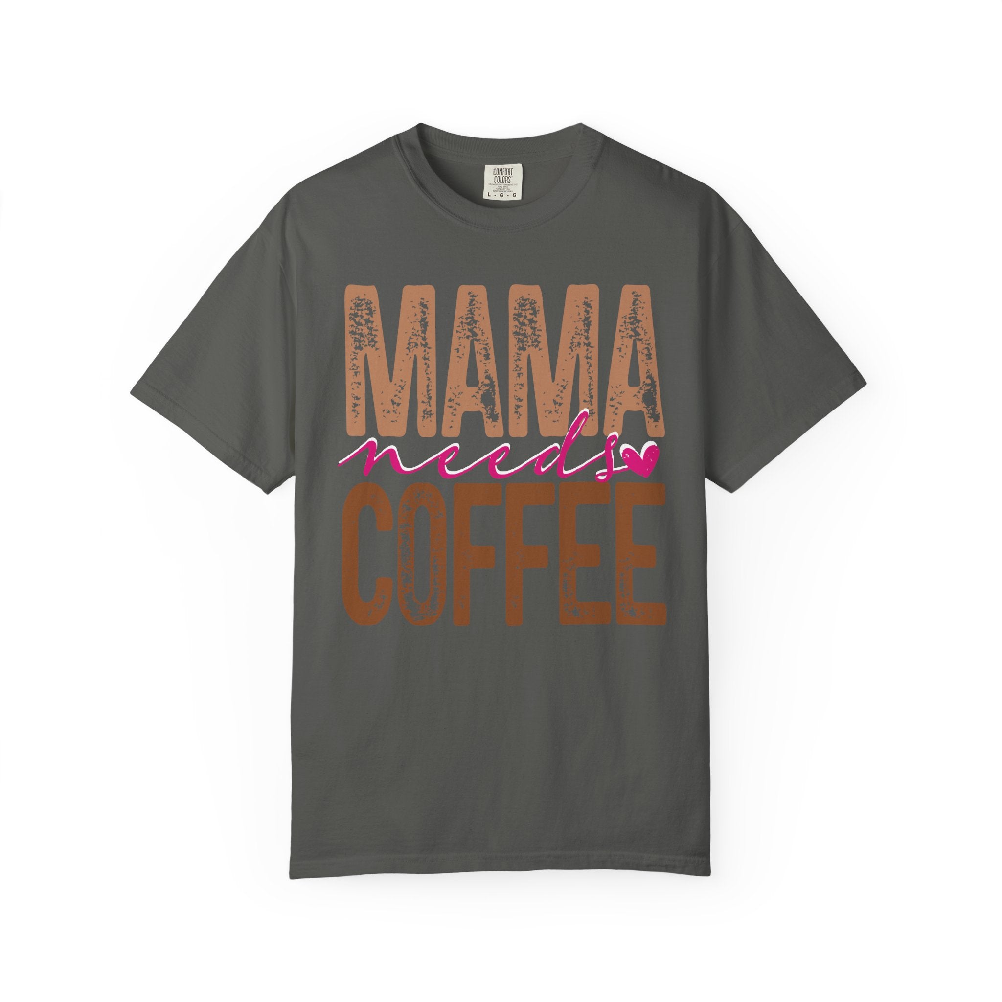 Mama Needs Coffee T-shirt | Mom Coffee Shirt, Retro Distressed Typography