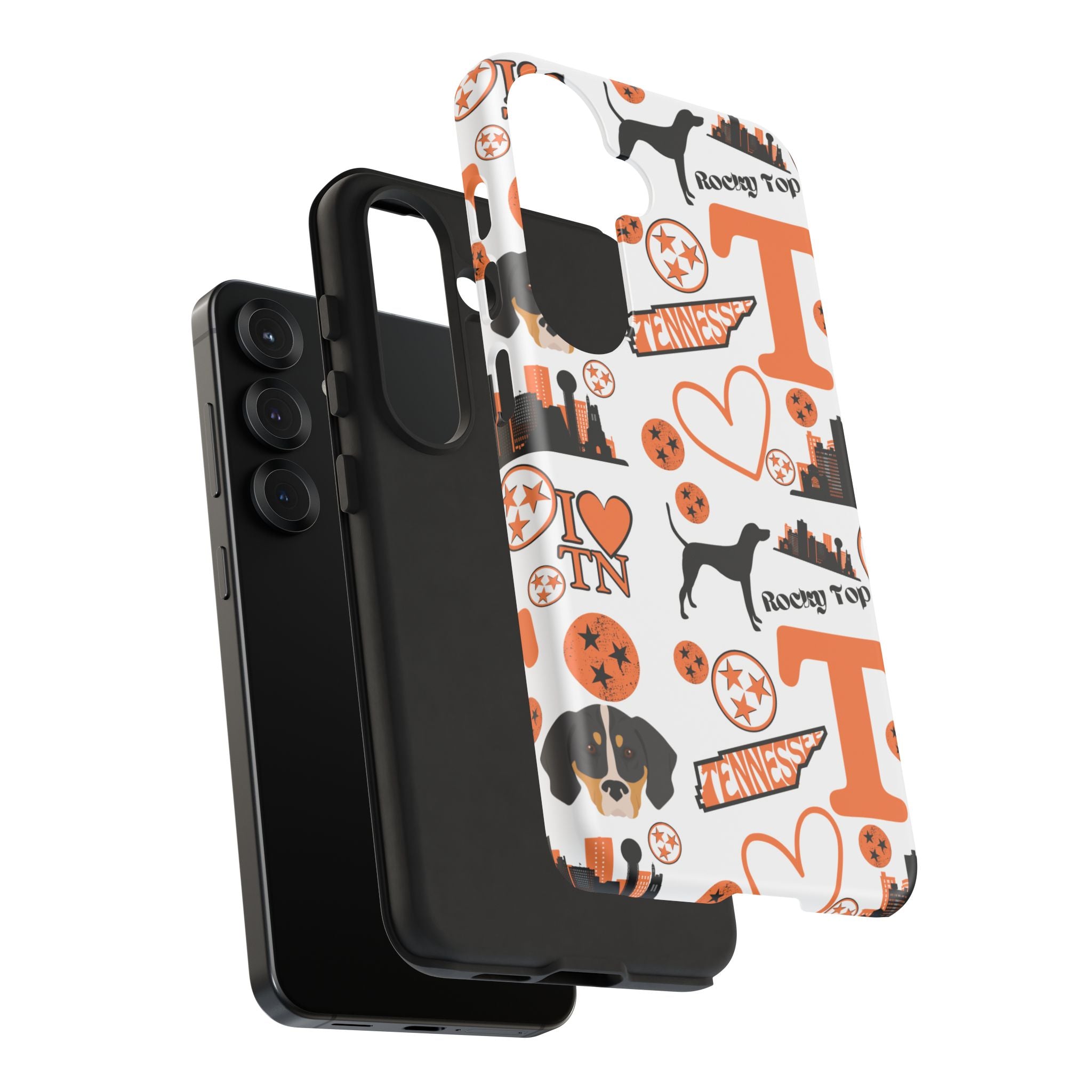 Tennessee Vols pattern Phone Case | Nashville skyline, Volunteers , orange and white