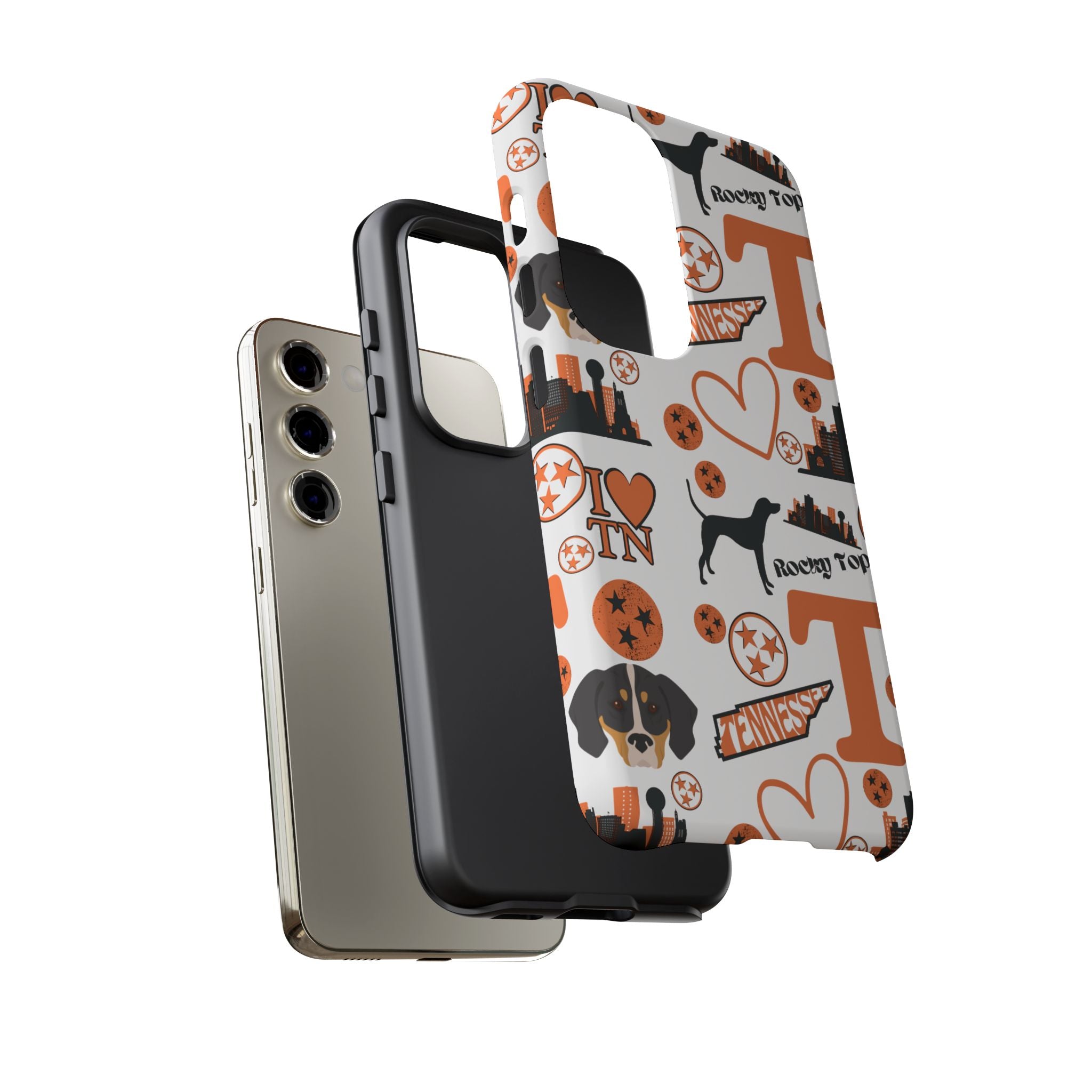 Tennessee Vols pattern Phone Case | Nashville skyline, Volunteers , orange and white
