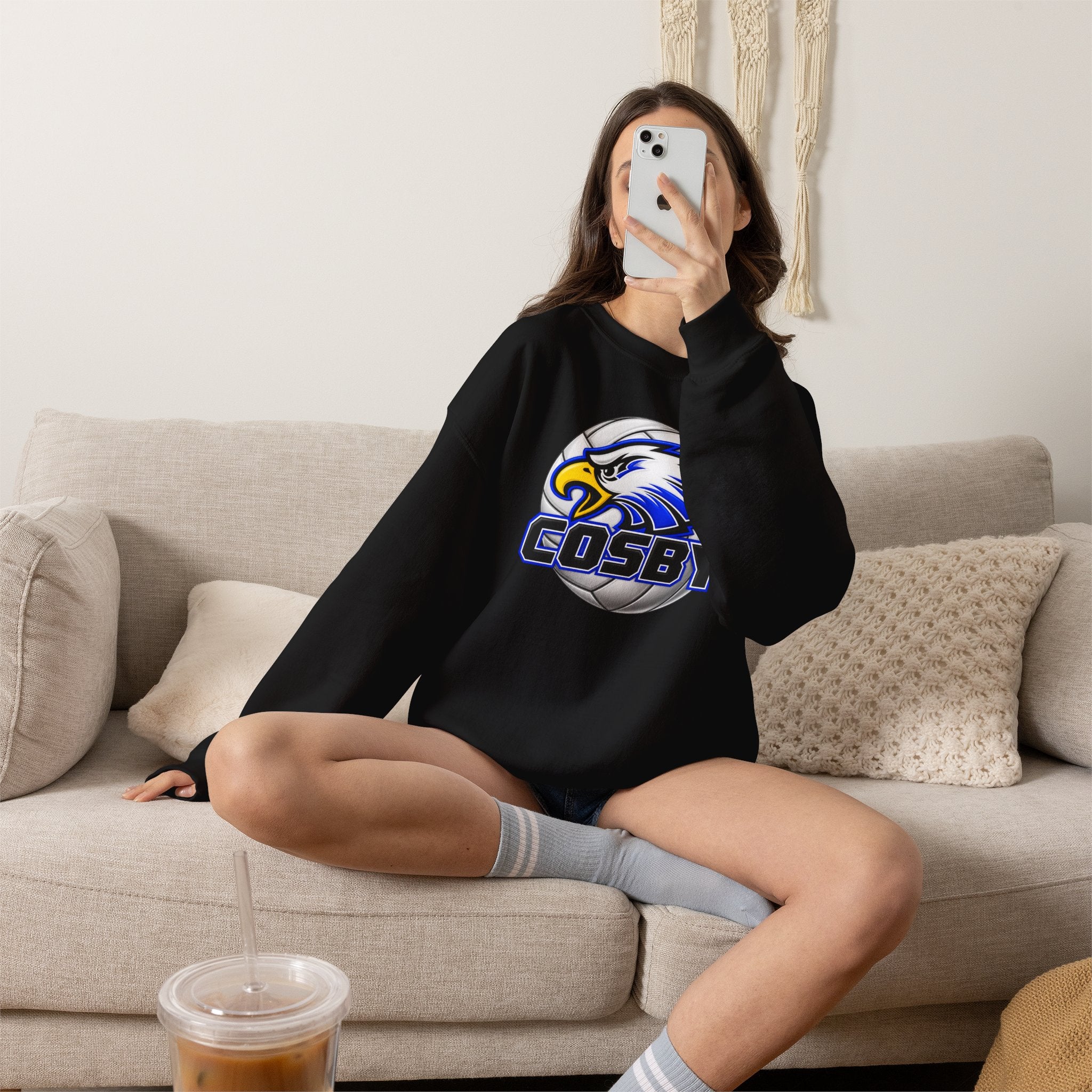 Volleyball Cosby Unisex Heavy Blend™ Crewneck Sweatshirt
