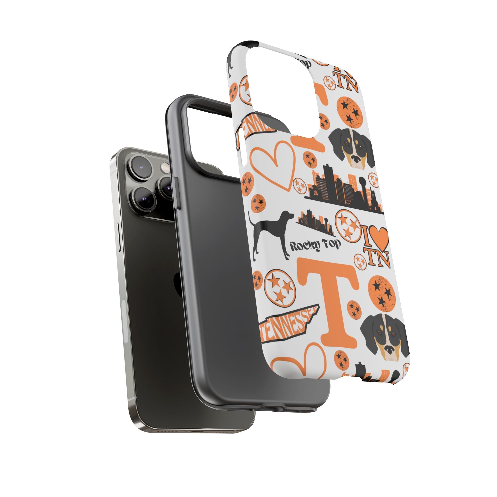 Tennessee Vols pattern Phone Case | Nashville skyline, Volunteers , orange and white