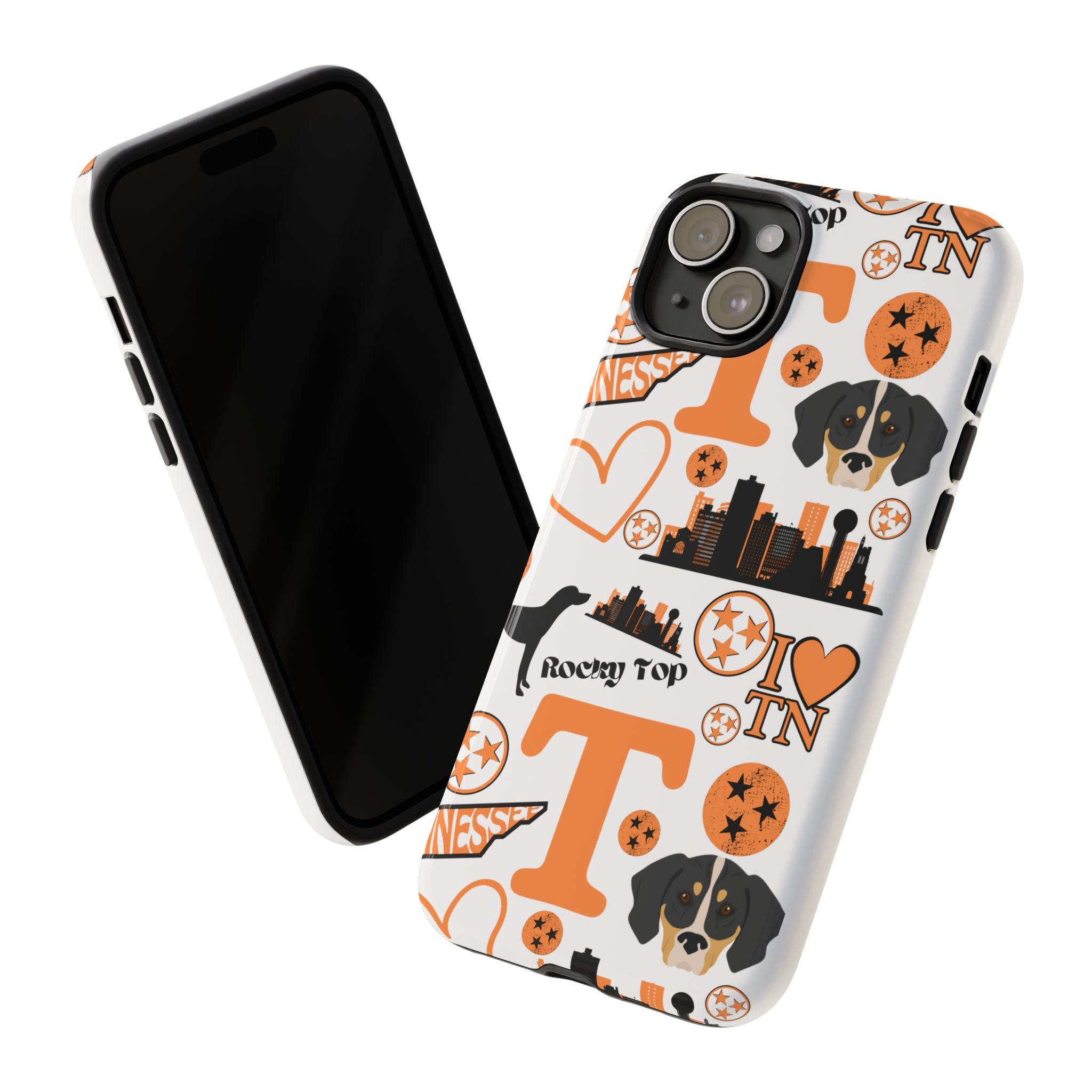 Tennessee Vols pattern Phone Case | Nashville skyline, Volunteers , orange and white