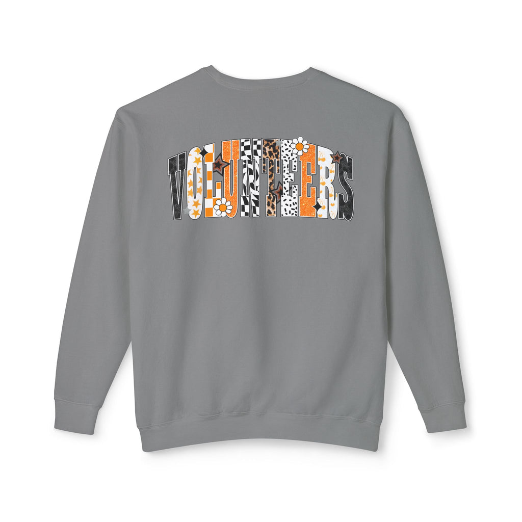 Tennessee Vols Volunteer on back side comfort colors sweatshirt for women
