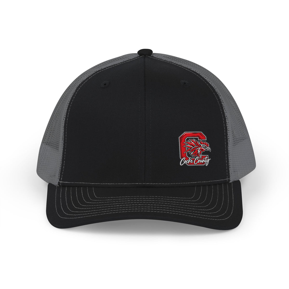 Coke County Snapback Trucker Cap — Mesh Back Baseball Hat