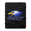 Eagle Mascot Sherpa Blanket — 'COSBY' School Spirit Fleece