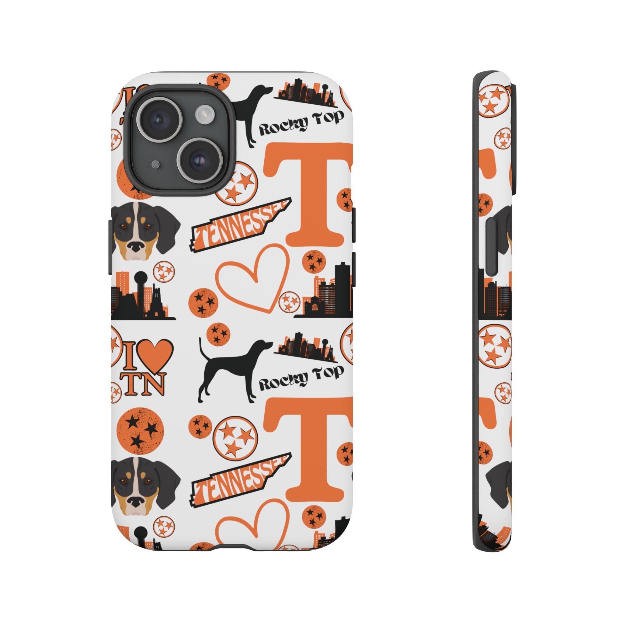 Tennessee Vols pattern Phone Case | Nashville skyline, Volunteers , orange and white