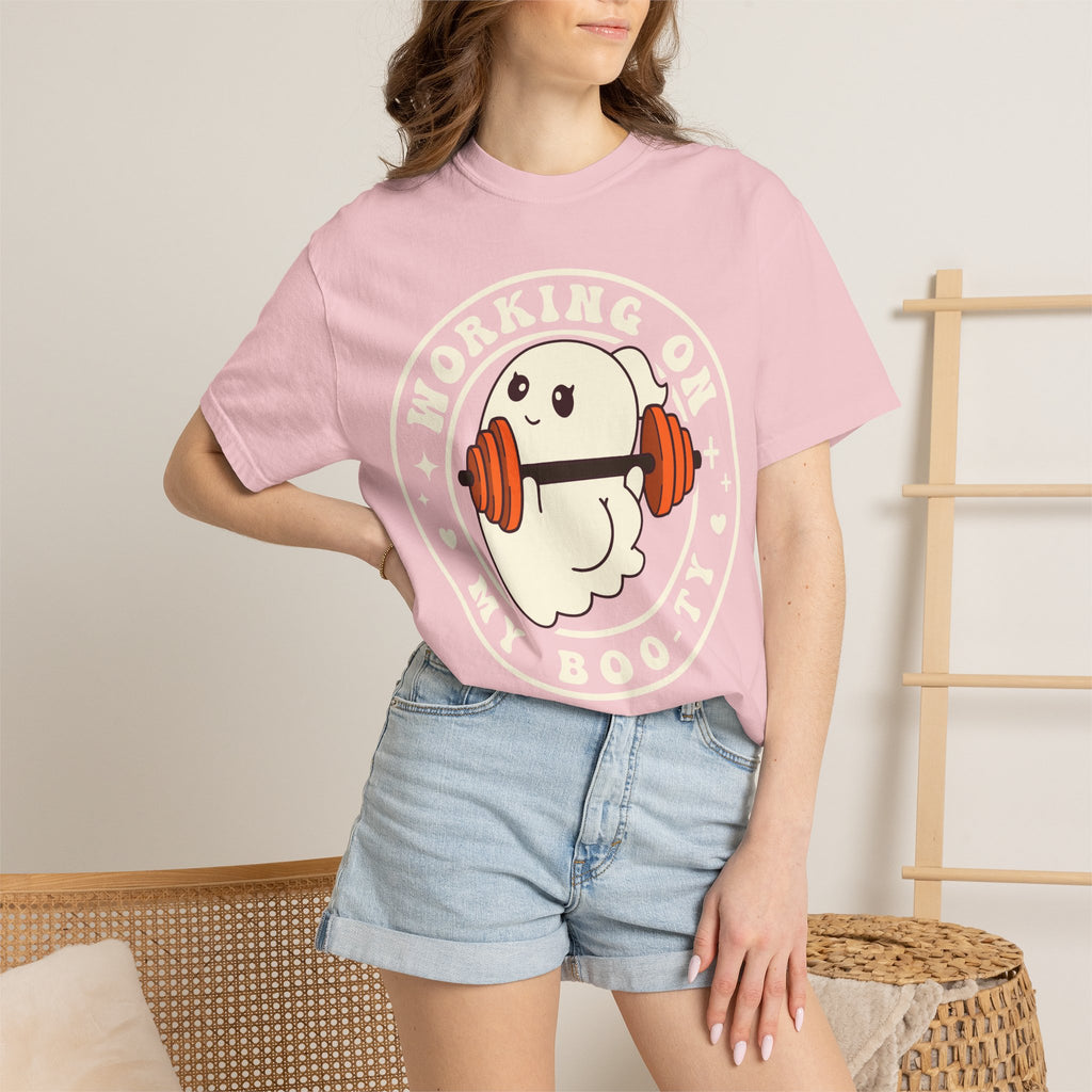 Ghost Lifter T-Shirt — Cute Ghost Weightlifting Gym Tee
