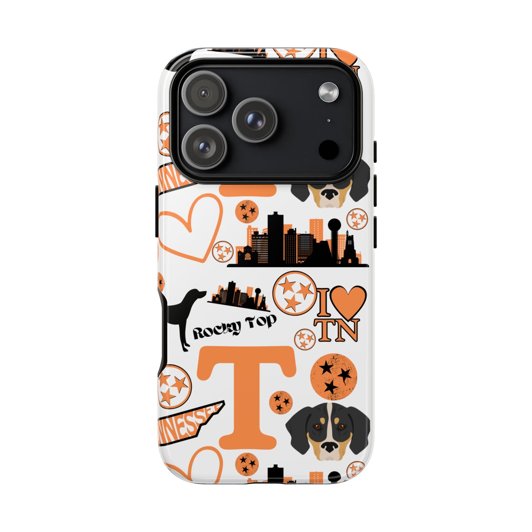 Tennessee Vols pattern Phone Case | Nashville skyline, Volunteers , orange and white