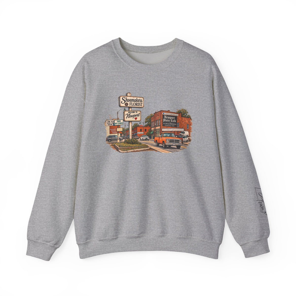 Vintage Newport TN small town Gildan Sweatshirt
