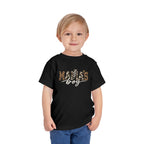 Mama's Boy Toddler matching Tee — Leopard Print Graphic Shirt for Baby Boys