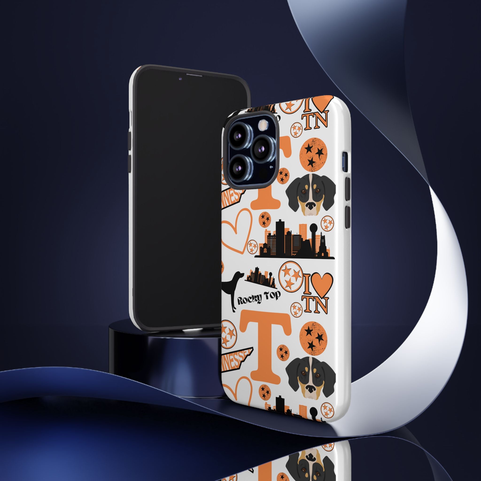 Tennessee Vols pattern Phone Case | Nashville skyline, Volunteers , orange and white