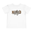 Mama's Boy Toddler matching Tee — Leopard Print Graphic Shirt for Baby Boys