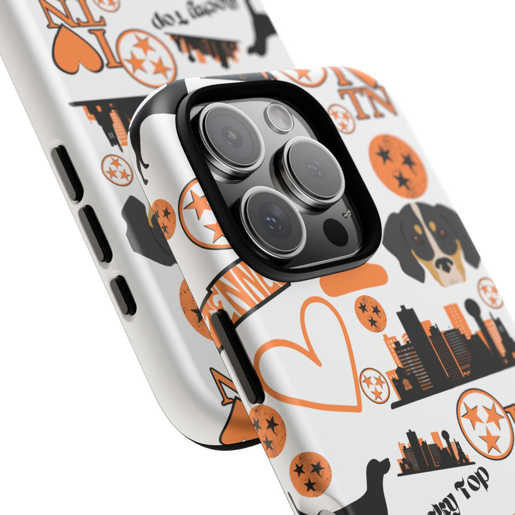 Tennessee Vols pattern Phone Case | Nashville skyline, Volunteers , orange and white