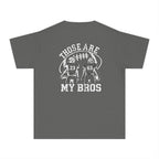 Youth Tee — "Those Are My Bros" Football Players Graphic