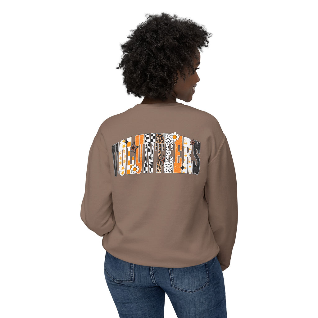 Tennessee Vols Volunteer on back side comfort colors sweatshirt for women