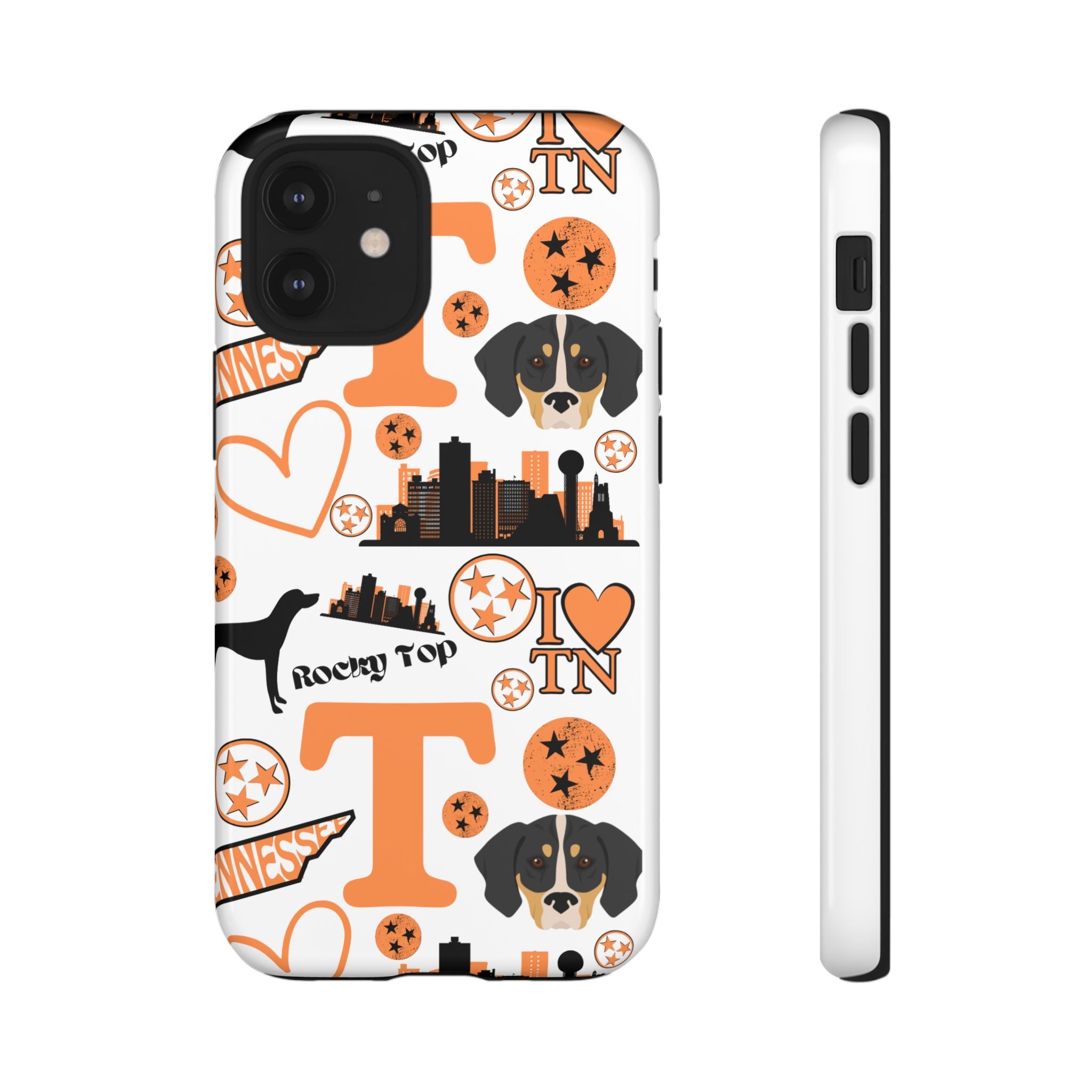 Tennessee Vols pattern Phone Case | Nashville skyline, Volunteers , orange and white
