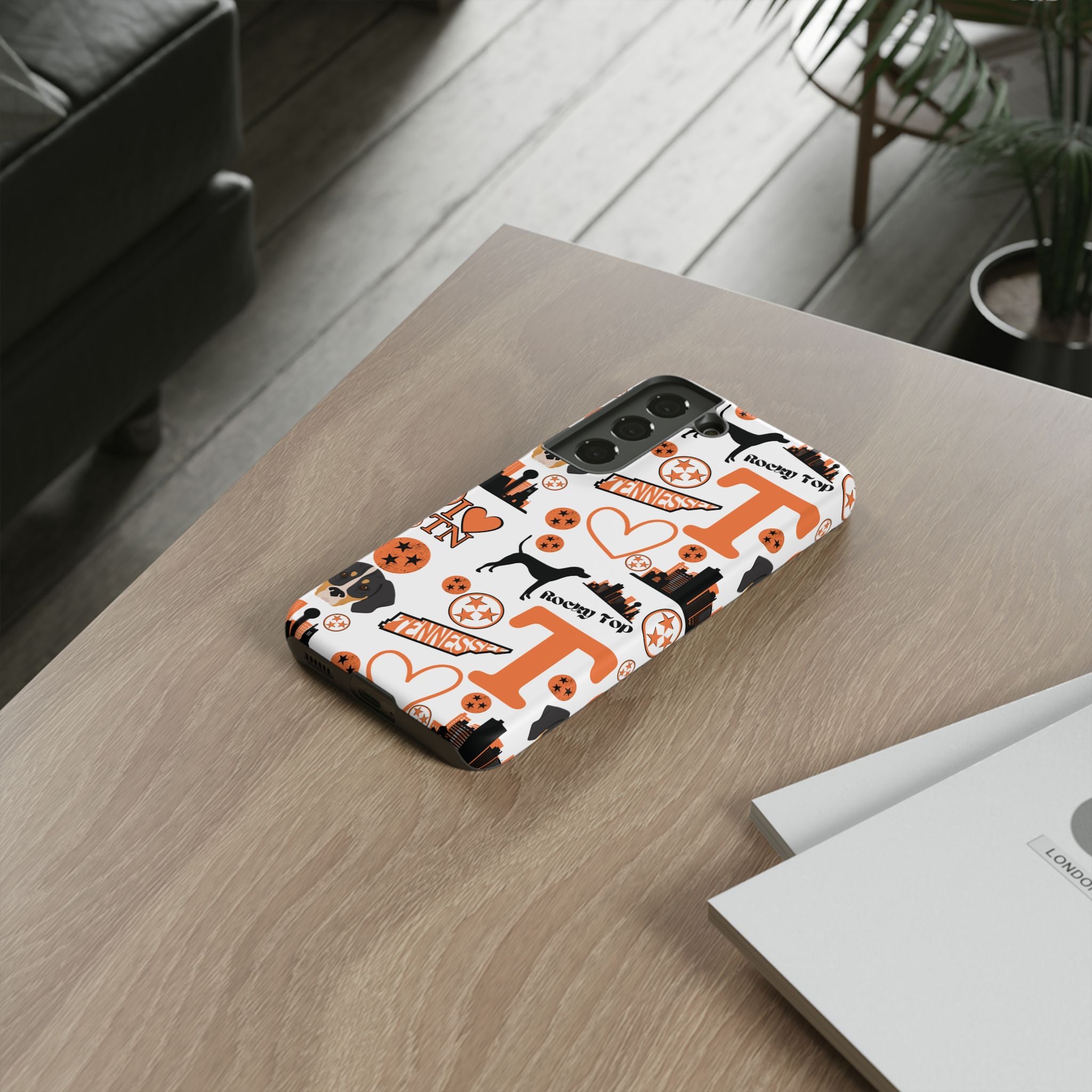 Tennessee Vols pattern Phone Case | Nashville skyline, Volunteers , orange and white