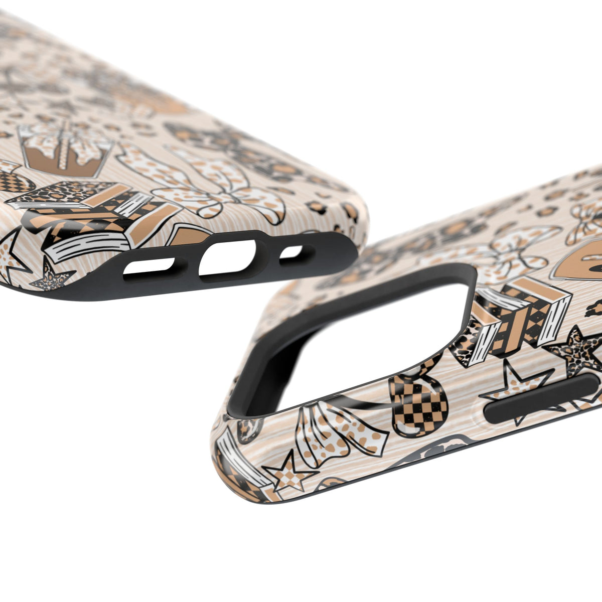 Cheetah bows iced coffee love Magnetic Impact-Resistant Cases