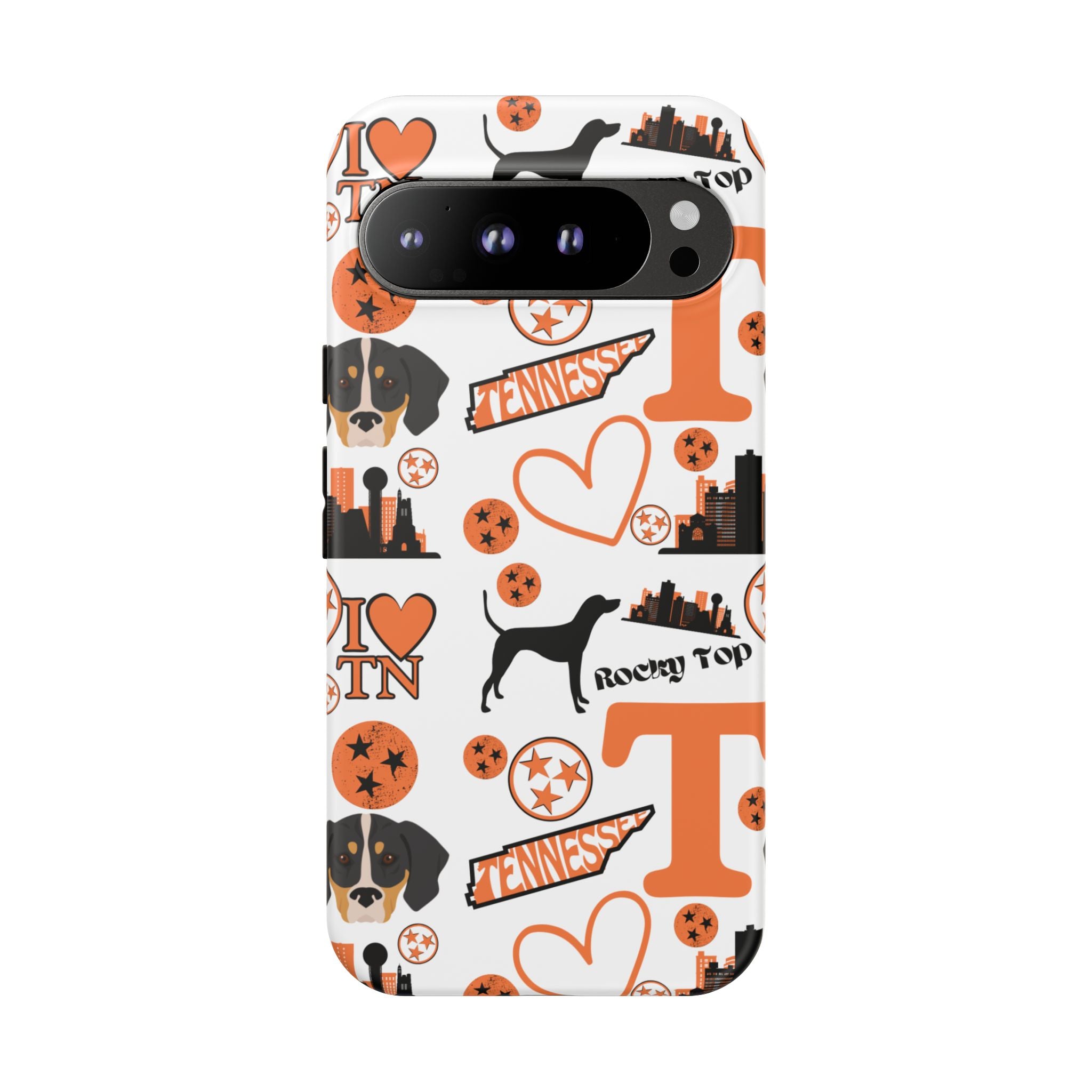 Tennessee Vols pattern Phone Case | Nashville skyline, Volunteers , orange and white