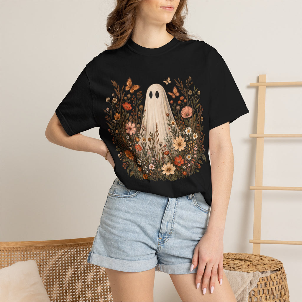 Ghost in wildflowers Comfort Colors Unisex Garment-Dyed T-shirt