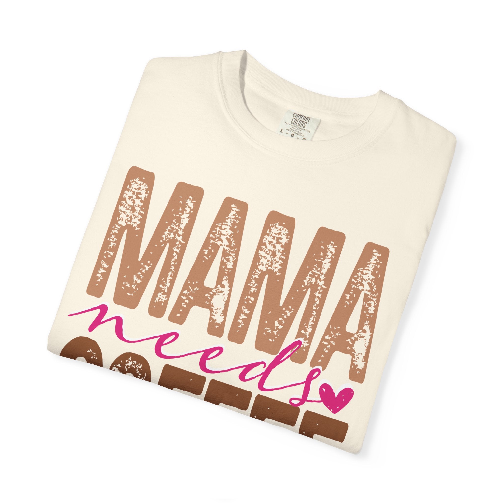Mama Needs Coffee T-shirt | Mom Coffee Shirt, Retro Distressed Typography